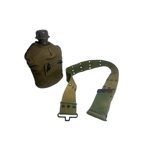 Vintage US Military Canteen With Cover 1957 & Strap M-191C *READ - Picture 9 of 11